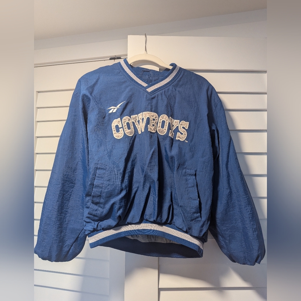 Reebok Kids Blue Dallas Cowboys Puffer Jacket